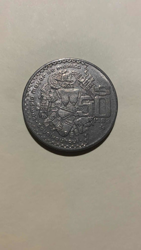 Moneda De $50 Pesos 1983 Coyolxauhqui Última