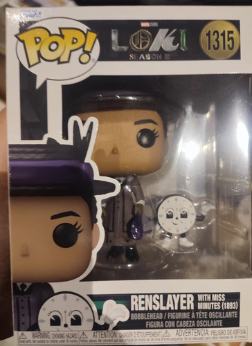 Funko Pop! Marvel Loki #1315: Renslayer With Miss Minutes 18 (Usado)