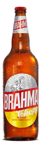 Cerveza Brahma Chopp American Adjunct Lager envase retornable 1 L
