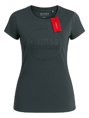 Polera Mujer Negra Talla M Guess