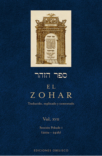 Libro El Zohar Xvii De Bar Iojai Rabi Shimon