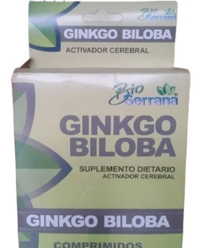Ginkgo Biloba Bioserrana X120 Comprimidos Activador Cerebral