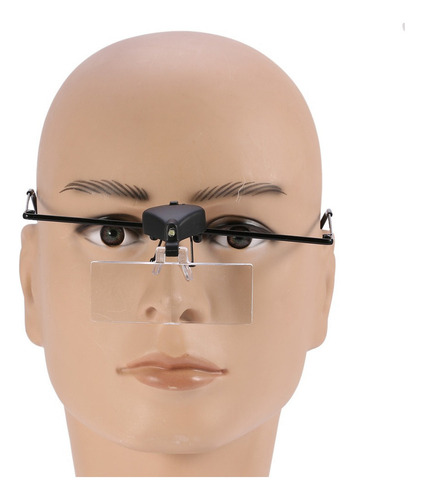Magnifying Glass For Glasses, Eye Protection Led Light,