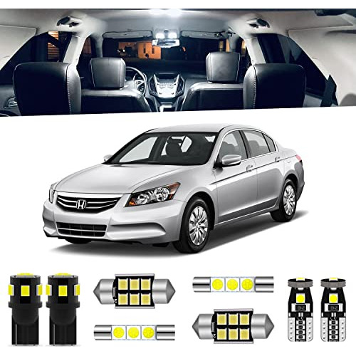 Juego De Luces Led Interior Accord De 12 Piezas Honda A...