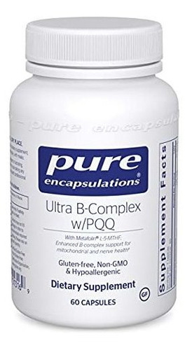 Pure Encapsulations - Ultra B-complex W - Pqq - Suplemento H