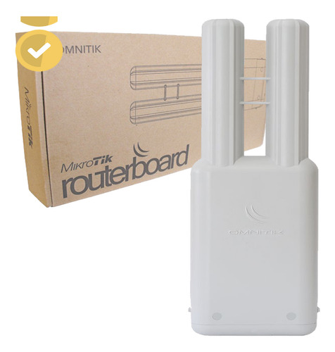 Mikrotik Omnitik 5ghz 1000mw 2 Antenas 7.5dbi Poe 4lan Ap