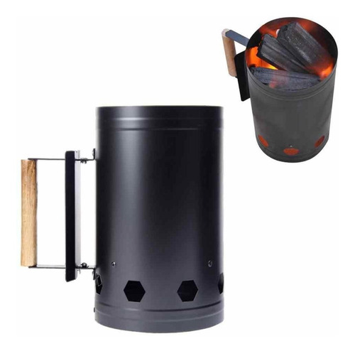Imagen 2 de 4 de Chimenea Iniciador De Fuego Carbón - Wayu