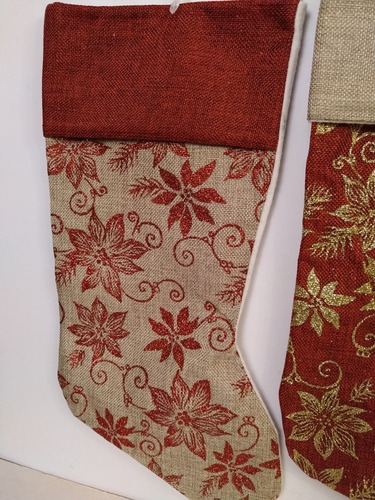 Imagen 2 de 4 de Navidad Decoración Botas Navideñas