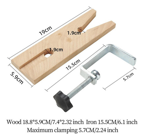 Jeweler;s Table Bench Clamp, A-style Clamp