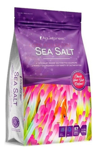 Sea Salt Aquaforest  Saco 7,5kg Sal Para Aquário Marinho