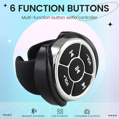 Botón Multimedia Inalámbrico Bluetooth Con Mando A Distancia