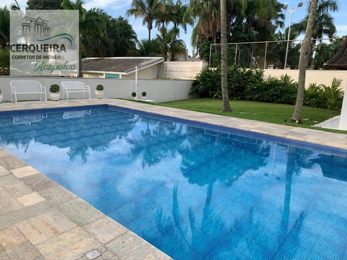Casa Com 4 Dormitórios, 700 M² - Venda Por R$ 2.600.000,00 Ou Aluguel Por R$ 13.000,00/mês - Acapulco - Guarujá/sp - Ca0603