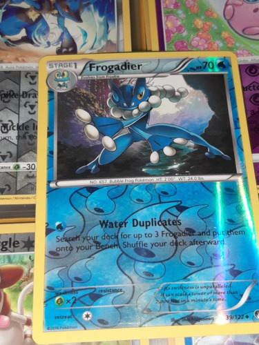 Frogadier 39/122 De Pokemon Tcg,reverse. (Usado)