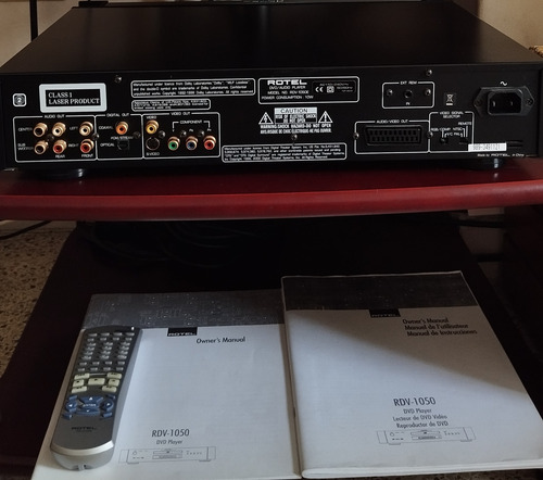 Rotel Rdv-1050e Dvd Audio/video Player/cd 24 Bits/192 Khz (Usado)