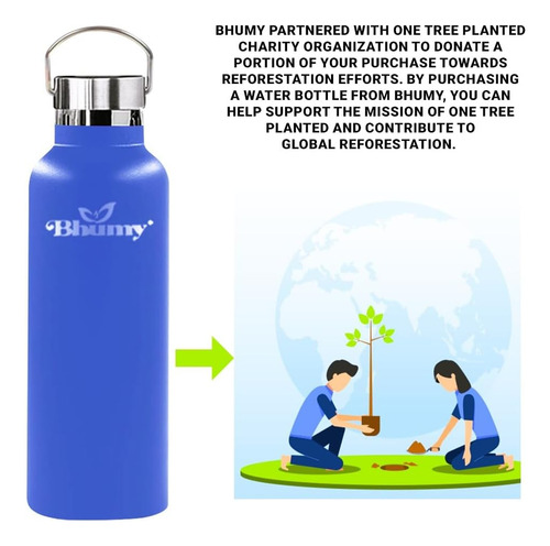 Bhumy Botellas De Agua De Acero Inoxidable ' Botella De Agua