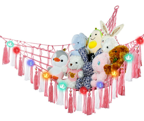 Fairybird Hamaca De Animales De Peluche Con Luces De Color,