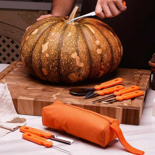 Juego De Herramientas Para Tallar Calabazas De Halloween De