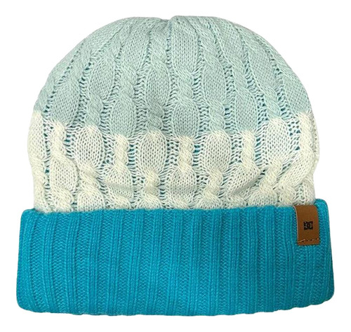 Gorro Mujer Dc Luxe Celeste Ski Snow Tejido