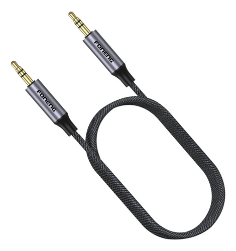 Cable De Audio 3.5mm Bm31 1mt Trenzado/metalico Foneng ©    