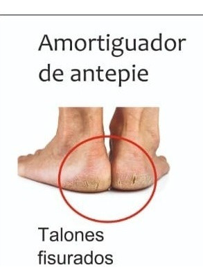  Talonera Amortiguador De Antepie Talones Fisurados 