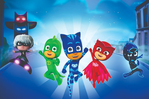 Kit Festa Painel E Displays Decorações Infantis Pj Masks