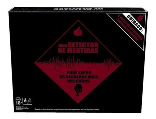 Imagem 1 de 4 de Jogo De Tabuleiro Detector De Mentiras Hasbro Gaming E4641