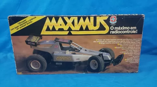 Carro Controle Remoto Maximus Estrela Anos 80 Com Caixa