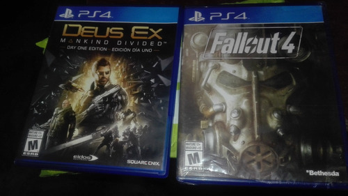 Deus Ex ( Con Contenidola Descargable Y Dlc ) + Fallout 4