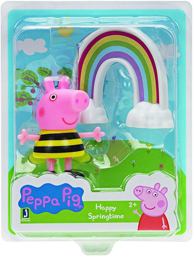 Peppa Pig - Figura Con Accesorio - Happy Springtime Premium