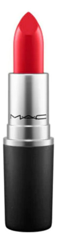 Labial MAC Satin Lipstick color mac red satinado