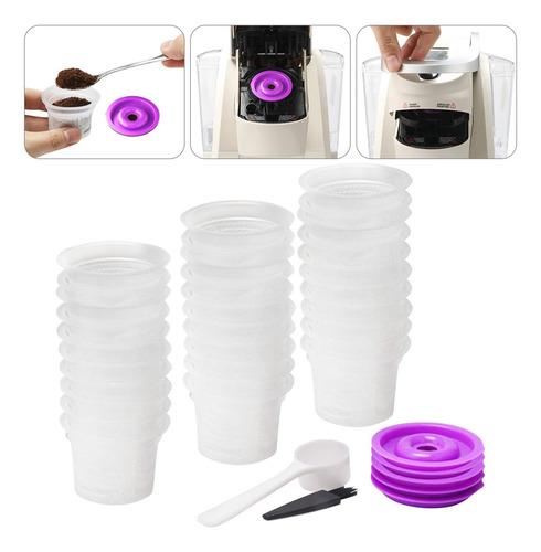 Juego De 50 Tazas De Filtro De Café Desechables Accesorio