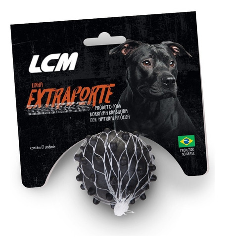 Bola Cravo Maciça Extra Forte Lcm Pequena Cor Preto