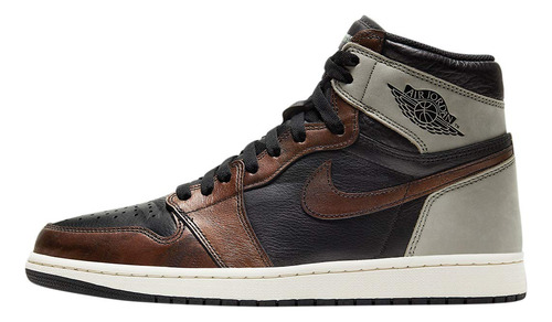 Hombre Jordan 1 Retro High Og Patina Negro Fresh Mint-light