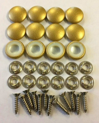 Conjunto 12 Dura Snap Boton Tapiceria # 30 Color Dorado