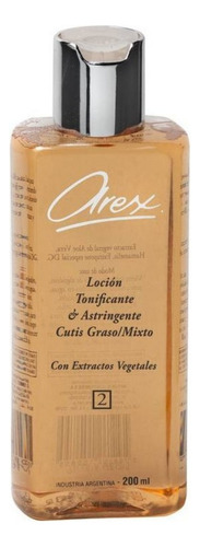 Arex Loción Tonificante Astringente Graso/mixto X200ml Tipo de piel Mixta