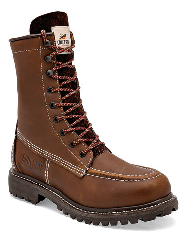 Bota Trabajo Caballero Crucero 14a Cafe Piel 126-249 T3