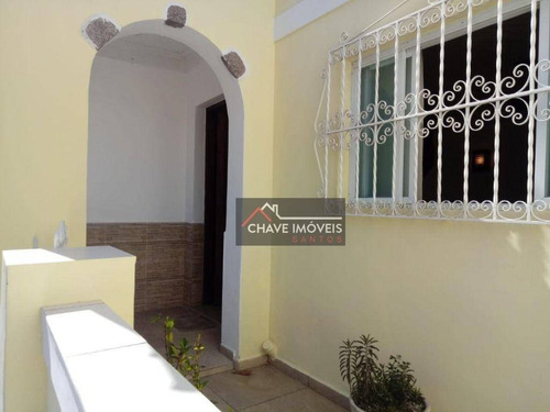 Imagem 1 de 17 de Sobrado Com 3 Dormitórios À Venda, 150 M² Por R$ 550.000,00 - Encruzilhada - Santos/sp - So0145