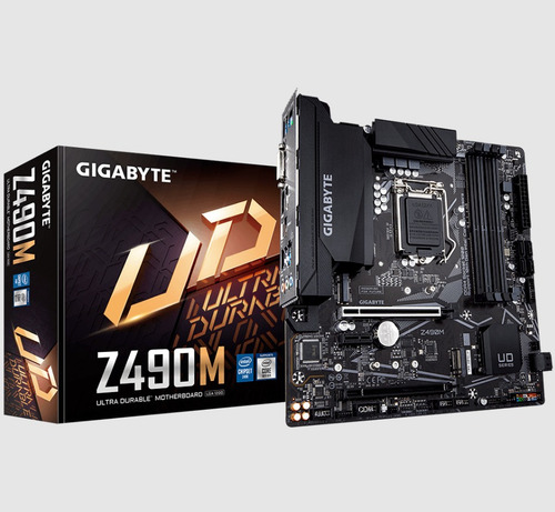 Placa Mãe Gigabyte Z490m Intel Lga 1200 Matx Ddr4 Z490