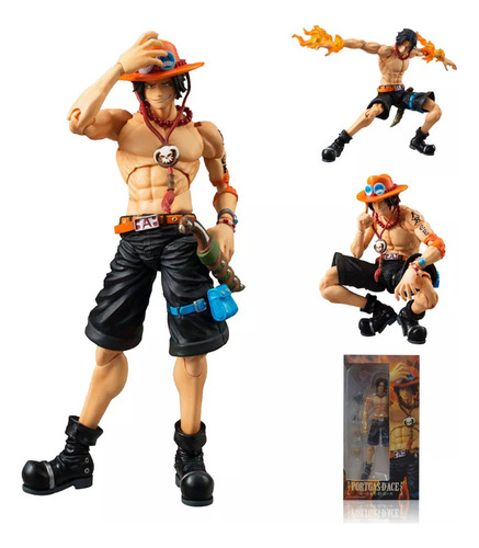 Figuras De One Piece Ace, Colección De Muñecas Articuladas