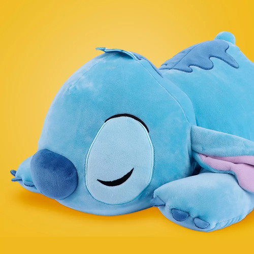 Miniso Peluche Stitch Acostado Felpa Azul 63x59 Cm