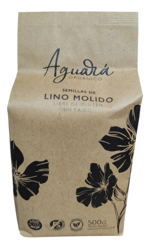 Lino Molido Orgánico / Harina De Lino 500gr