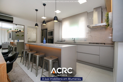 Acrc Imóveis - Apartamento Mobiliado Com Aquecimento A Gás Para Venda No Bairro Victor Konder - Ap04153 - 69187347