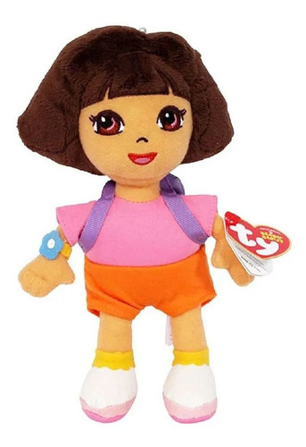 Imagem 1 de 2 de Ty Beanie Babies - Pelucia Dora Aventureira - 20cm - Dtc