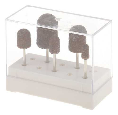 5pcs / Set Mandril Broca Bocado Para Pedicure Lixar Caps Pé
