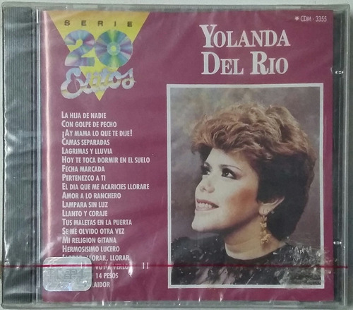 Cd Yolanda Del Rio - Serie 20 Exitos - Nuevo