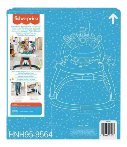 Fisherprice Silla Saltarina Viaje En El Espacio Silla Bebés Rojo