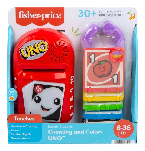 Fisher Price Uno Ríe Y Aprende Colores Y Números +12 Meses