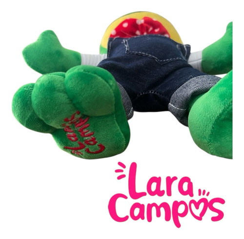 10 Pzas Rana Peluche Rana Rene Rhenne Lara Campos Ranita Verde Rana