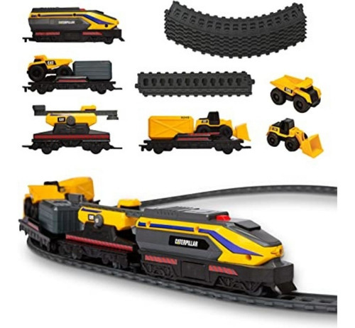 Conjunto de trem elétrico Little Machines Cat El Pehuen