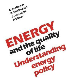 Libro Energy And The Quality Of Life : Understanding Ener...